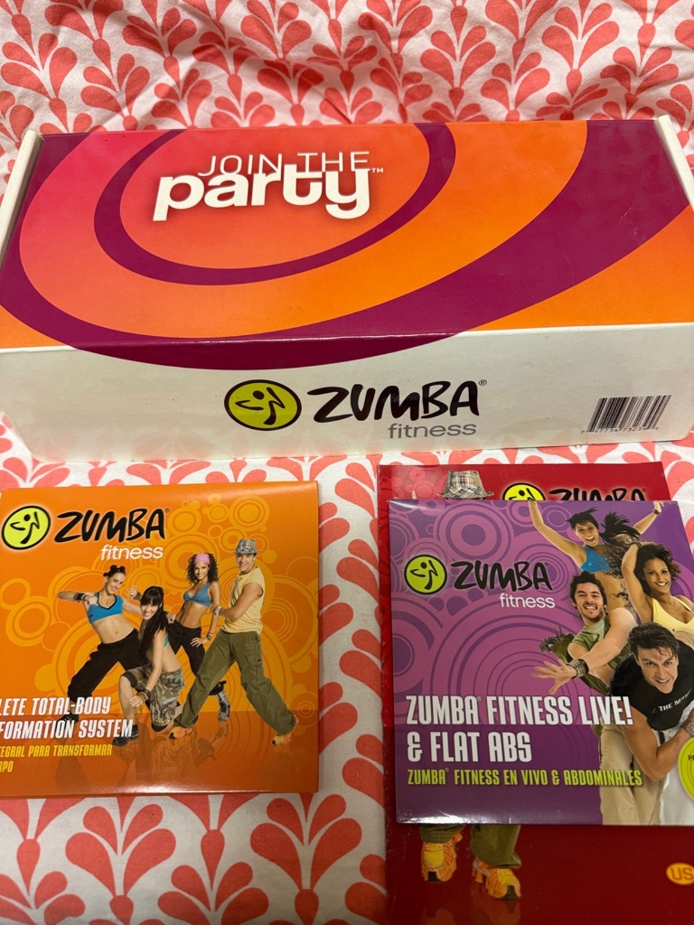 Zumba Total Body Transformation DVD Set with Weights First Generation